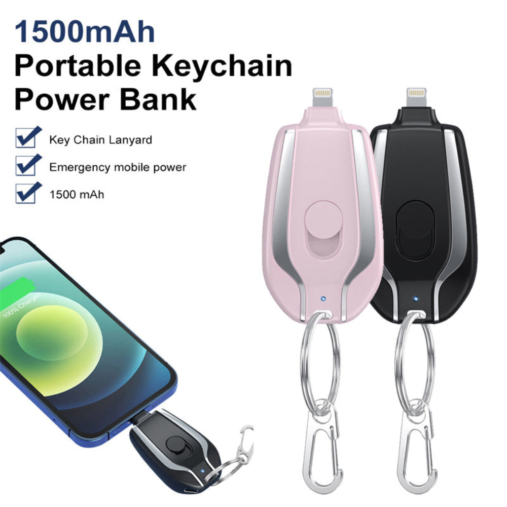 Mini Power Pod Keychain Charger